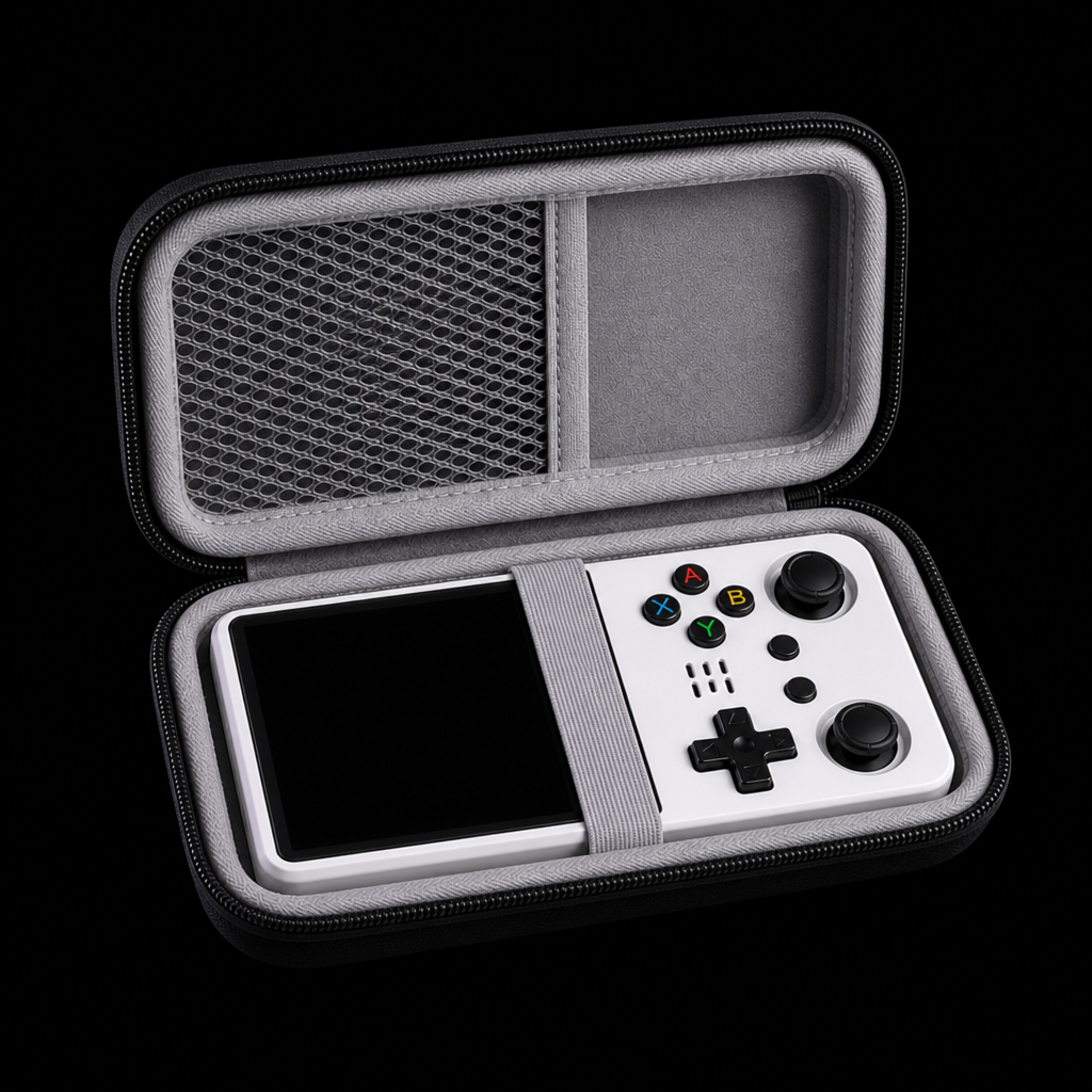 Estuche rígido Softee Retro — consola en horizontal